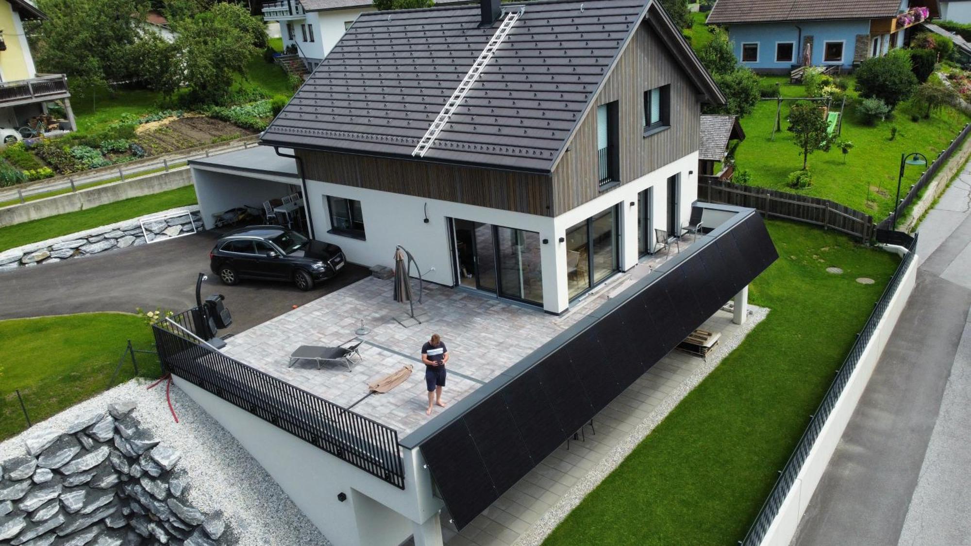 סנט מיכאל אים לונגאו Ferienwohnung Siri Zentrum Mit Garten מראה חיצוני תמונה